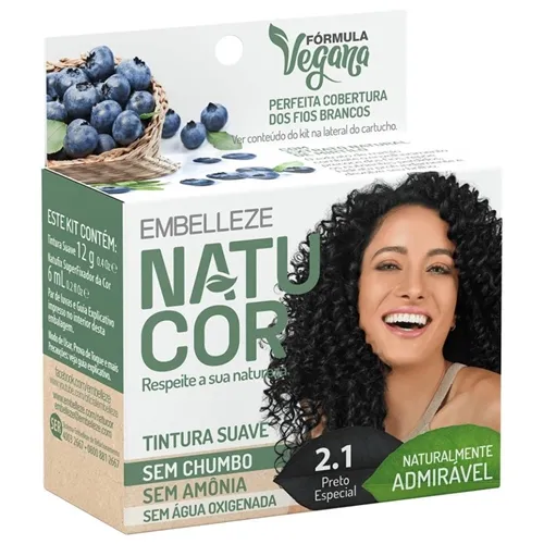 Tintura Natucor nº 2.1 mirtilo preto especial