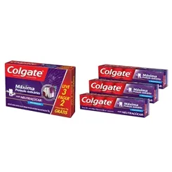 Creme Dental Colgate Máxima Proteção Neutraçúcar 70g, leve 3 pague 2