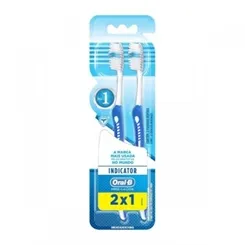 Escova Dental Oral-B Indicator Plus nº 30 macia, leve 2 pague 1, sortido