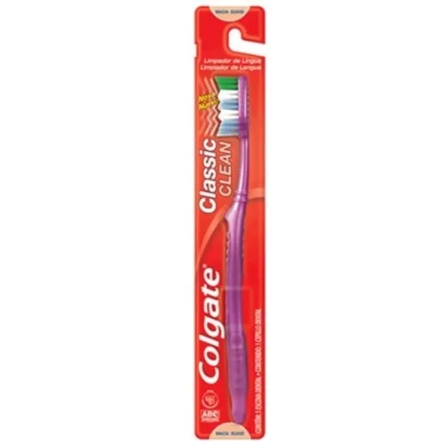 Escova de Dente Colgate Classic macia, lilás, 1 unidade
