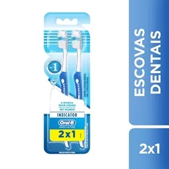 Escova Dental Oral-B Indicator Plus nº 40 macia, leve 2 pague 1, sortido