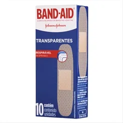 Curativos Band-Aid transparente, 10 unidades