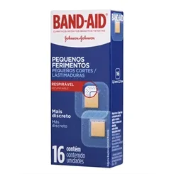 Curativos Band-Aid Pequenos Ferimentos com 16 unidades