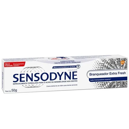 Creme Dental Sensodyne Branqueador Extra Fresh 50g