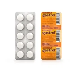 Gastrol Pastilha 185mg + 231,5mg + 178mg, blíster com 10 pastilhas