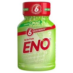 Sal de Frutas Eno frasco com 100g de pó efervescente de uso oral, limão