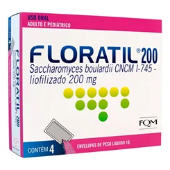 FLORATIL 200 PED ORAL C/ 4 ENV
