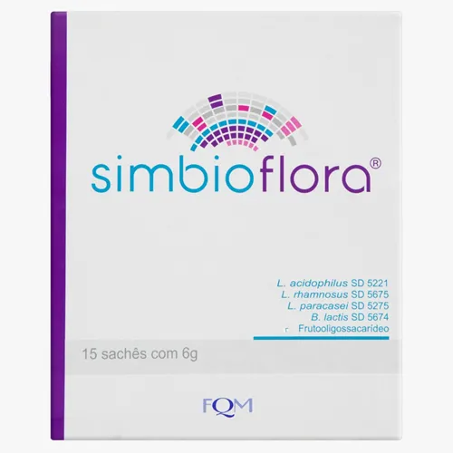 Simbioflora 15 sachês com 6g de pó para solução de uso oral
