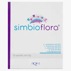 Simbioflora 15 sachês com 6g de pó para solução de uso oral