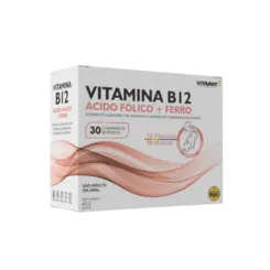 Vitamina B12 Ácido Fólico + Ferro c/30 Vitavant