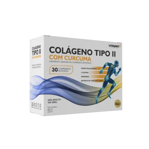 Colágeno Tipo 2 com Cúrcuma c/30 Vitavant