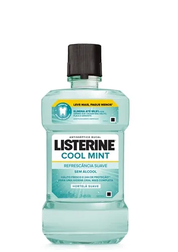 Antisséptico Bucal Listerine Zero Zero, 500mL