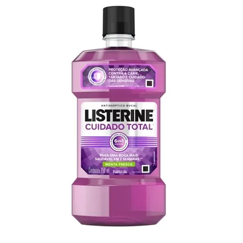 Solução Bucal Listerine Cuidado Total 250mL