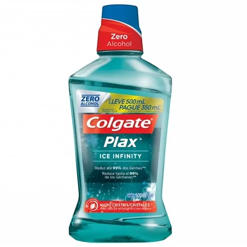 Enxaguante Bucal Colgate Plax Ice Infinity 500mL