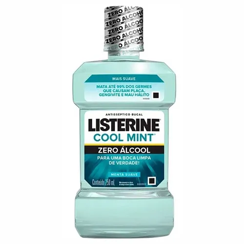Antisséptico Bucal Listerine Zero Zero, 250mL