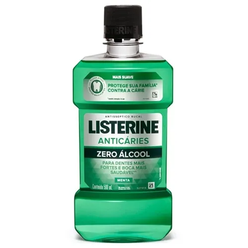 Antisséptico Bucal Listerine Anticáries Zero Álcool 500mL