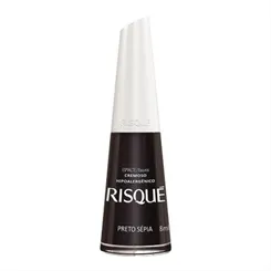 Esmalte Risqué Preto Sépia 8ml