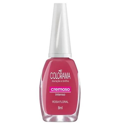 Esmalte Colorama Cremoso rosa floral