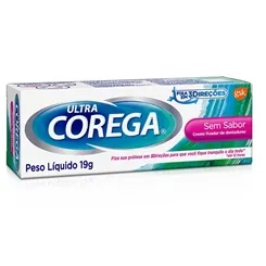 Creme Fixador de Dentadura Corega Ultra sem sabor, 19g