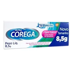 Creme Fixador de Dentadura Corega Ultra sem sabor, 8,5g