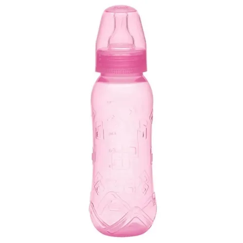 Mamadeira Kuka Aquarela 6+ meses, 250mL, rosa