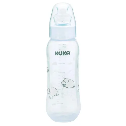 Mamadeira Kuka Natural Color 0 a 6 meses, 250mL, branco