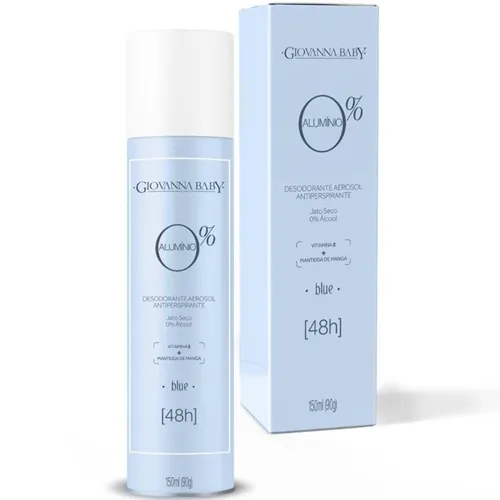 Desodorante Aero Giovanna Baby 0% Alumínio Blue 150ml