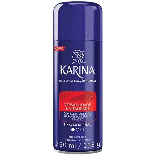 Spray Fixador Karina normal, 250mL