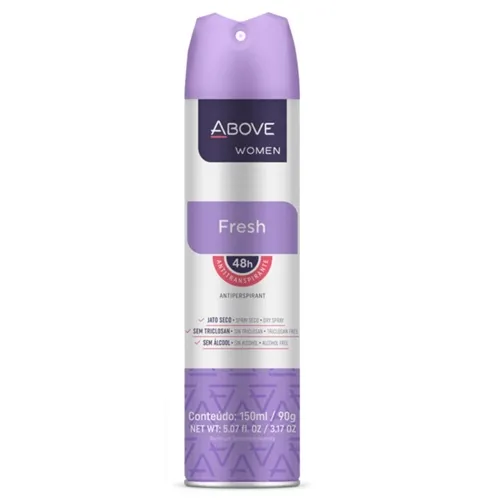 Desodorante Antitranspirante Above Women fresh, aerosol, 150mL