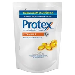 Sabonete Antibacteriano Protex Vitamina E refil, líquido, 250mL