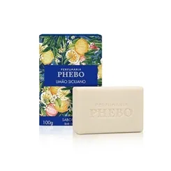 Sabonete em Barra Phebo Mediterrâneo Limão Siciliano 100g