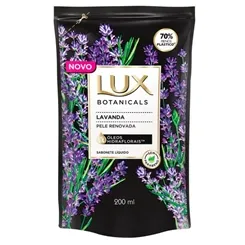 Sabonete Lux Botanicals lavanda, refil, líquido, 200mL