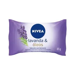 Sabonete Hidratante Nivea lavanda e óleos, barra, 85g