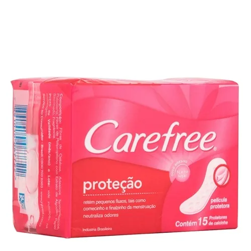 Protetor Diário Carefree Original com perfume, 15 unidades