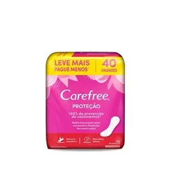 Protetor Diário Carefree Original com perfume, 40 unidades