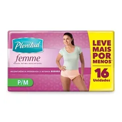 Roupa Íntima Plenitud Active Mulher P/M, leve 16 pague 15