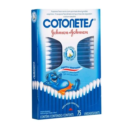 Hastes Flexíveis Cotonetes Johnson & Johnson 300 Unidades