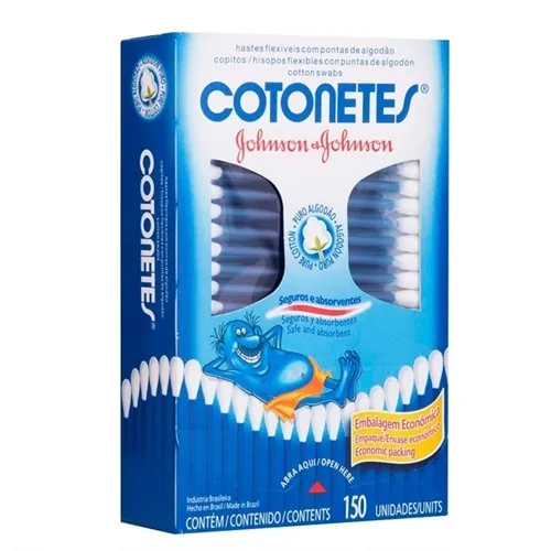 Hastes Flexíveis Cotonetes Johnson & Johnson 75 Unidades