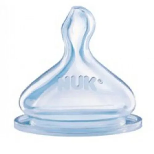 Bico de Mamadeira Nuk First Choice Nº 2, Silicone, Medium, 1 Unidade