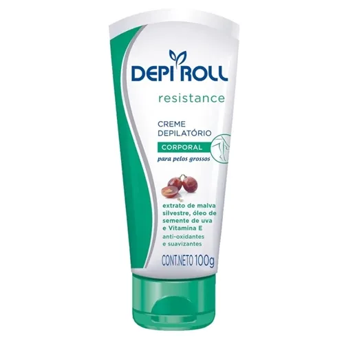 Creme Depilatório Corporal DepiRoll resistance, 100g