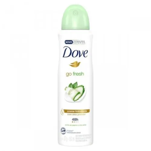 Desodorante Dove Go Fresh pepino e chá verde, aerosol, 150mL