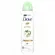 Desodorante Dove Go Fresh pepino e chá verde, aerosol, 150mL