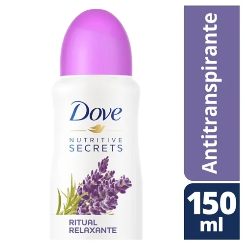 Desodorante Dove Nutritive Secrets lavanda e flores brancas, aerosol, 150mL