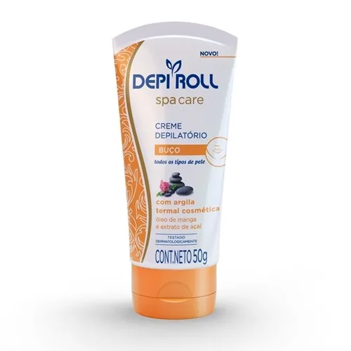 Creme Depilatório Facial DepiRoll spa care, 50g