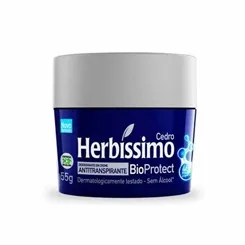 Desodorante Herbíssimo Bioprotect cedro, creme, 55g