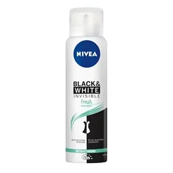 Desodorante Feminino Nivea Invisible For Black & White fresh, aerosol, 150mL