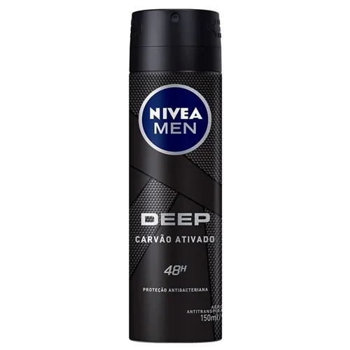 Desodorante Masculino Nivea Men Deep original, aerosol, 150mL