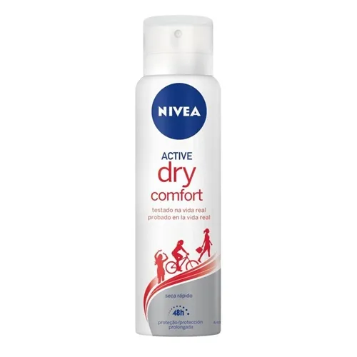Desodorante Feminino Nivea Dry Comfort aerosol, 150mL