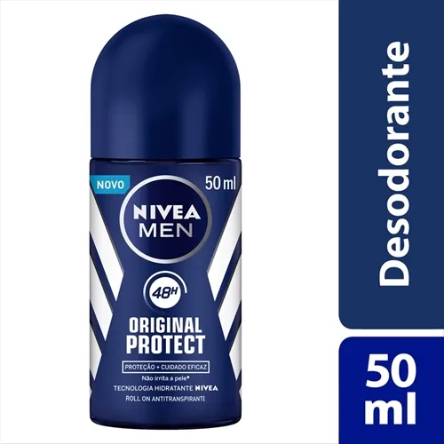 Desodorante Masculino Nivea Men Protect original, roll-on, 50mL