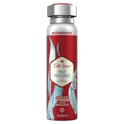 Desodorante Antitranspirante Masculino Old Spice mar profundo, aerosol, 150mL